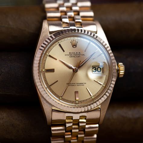 rolex 1601 rose gold|rolex datejust 1601 vs 1603.